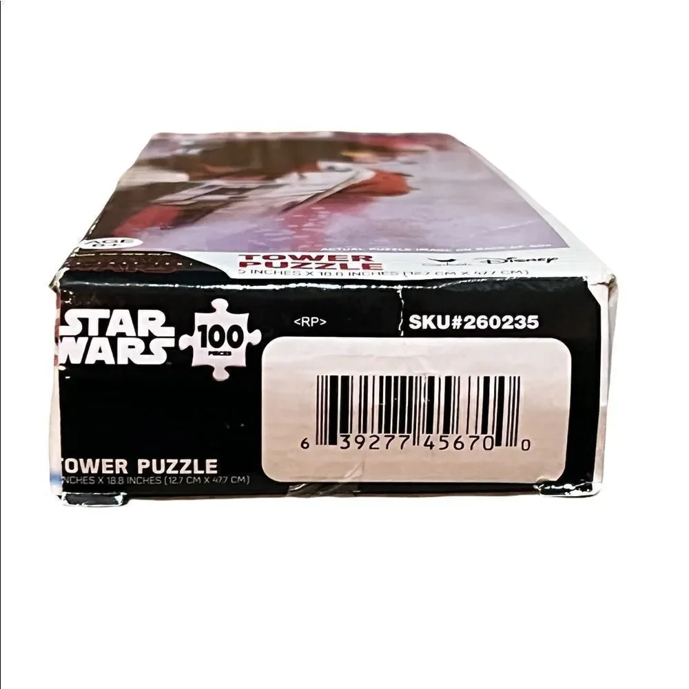Star Wars The Last Jedi Poe Dameron Tower Puzzle 100 Pieces SEALED New